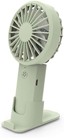 HJKPM USB ručni ventilator, Mini prijenosni tihi Desktop mali ventilatori mikro-lučna struktura odvojeni osnovni dizajn Ugrađeni dvostruki Motor, zeleni