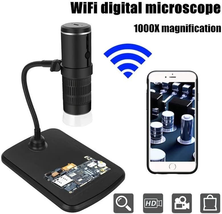 N / A 1000x digitalni mikroskop 1080p WiFi mikroskop visoke definicije pametni telefon kamera Video za PCB zavarivanje