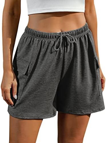 Chriselda ženski ležerni kratke hlače Ljeto Visoko struk Atletski trening Bermuda Teretne kratke hlače sa džepovima