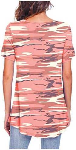 Modni vrhovi Plus veličine za žene kratke rukave majica sa Crewneck bluze prugaste široke majice majice 2023 ljetne majice