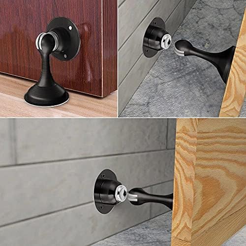 KXDFDC držač za čepor od nehrđajućeg čelika WC Skriveni držači vrata učvršćuju hardver vrata bez vrata