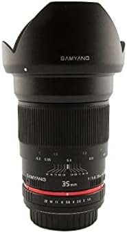 Samyang 35 mm F1.4 sočivo sa ručnim fokusom za Canon ae, crno