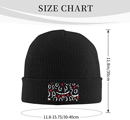Lil Darkie pletene hat zimske ljeto toplom lobanom poklopcem za žene i muške bebine šešir crne boje