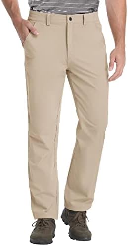 Magcomsen muške golf pantalone strije Brze suho lagane ležerne hlače sa 3 džepa