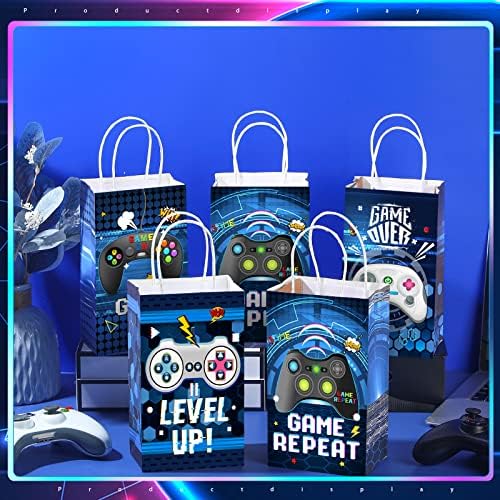 Video igre poklon torbe Gaming Party Goodie candy Treat torbe sa ručkom Level Up rođendansku zabavu