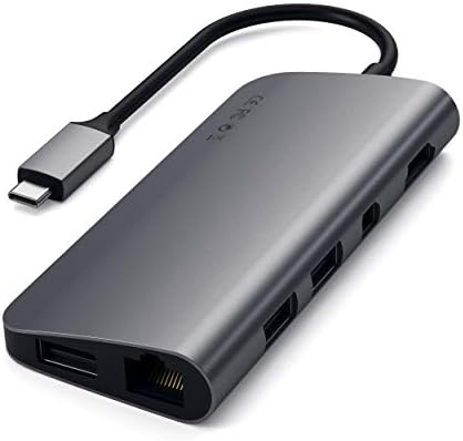 Satechi Type-C multimedijalni Adapter sa 4K HDMI, Mini DP, USB-C PD, Gigabit Ethernet, USB 3.0, Micro / SD Slotovi za kartice-za M2 / M1 MacBook Pro, M2 / M1 MacBook Air