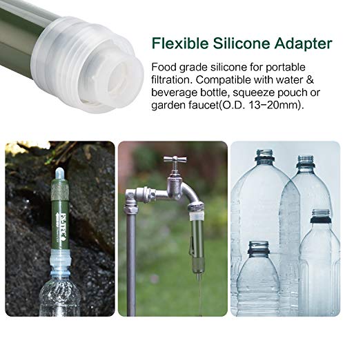 FS-TFC lični Filter za vodu slamka Mini prečistač vode oprema za preživljavanje za planinarenje, kampovanje, putovanja i spremnost za hitne slučajeve