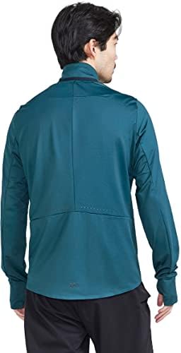 Zanatska sportska odjeća Muška adv Subz jakna za trčanje 2 / lagana vjetrovka sa punim patentnim zatvaračem / odlično za staze i vježbe