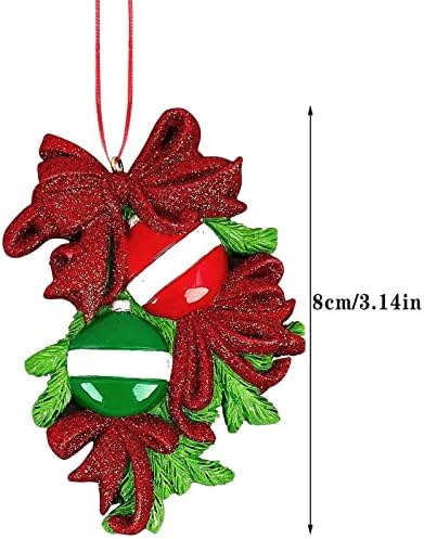 Crystal akril čist kreativni privjesak Božićno ukrašavanje stabla Privjesak Božićno ukrašavanje privjesak Božićni šarm 12 dana božićnog zvona