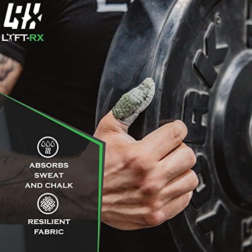 LYFT-RX traka za hvatanje kuke za dizanje tegova sa Premium ljepilom za olimpijsko dizanje tegova, Crossfit, dizanje & teretana, rastezljivo atletsko omotavanje prstiju, štiti ruku prstiju i poboljšava prianjanje