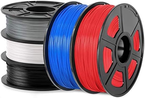 FARUTA PLA Filament, 1,75mm PLA Filament, 3D ispis 3kg, za 3D štampač i 3D olovku, crna, bijela, siva, plava, crvena
