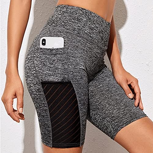 Joga casual ženske hlače kratak patchwork rasteza odjeću sport stretričke joge hlače mens joga šorc sa torbicom