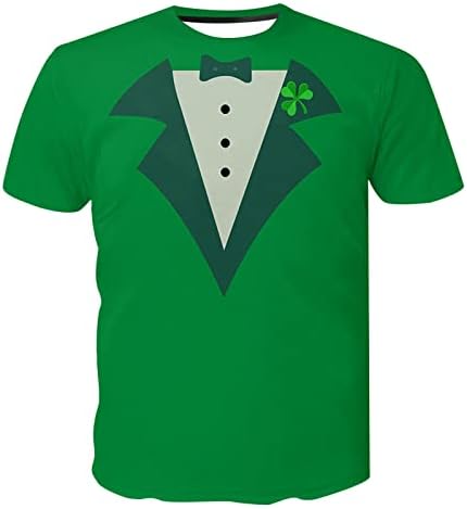 DSODAN DAN PATRICK-ovi muške majice za majice ulog u kratkim rukavima zeleni grafički grafički tee smiješni gnomi Ispis mišićne majice