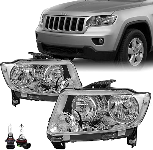 Jsboyat halogena farova Skupština zamjena za 11-13 Jeep Grand Cherokee 11-17 kompas OE prednja lampa