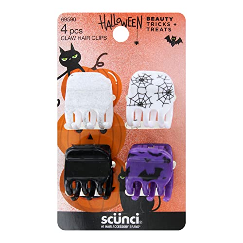 Scuncki Halloween Claw Claw, asortirane boje, 4 komada