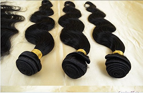 DaJun Hair 7a Evropska Djevičanska Remy kopča za ljudsku kosu sa snopovima 3 dijela zatvaranja tijela talas prirodna boja 12 zatvaranje+20 2222 potka