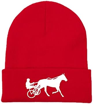 GERCASE Harness Racing konjska trka crvena kapa odrasli uniseks muškarci žene deca sa manžetama obična