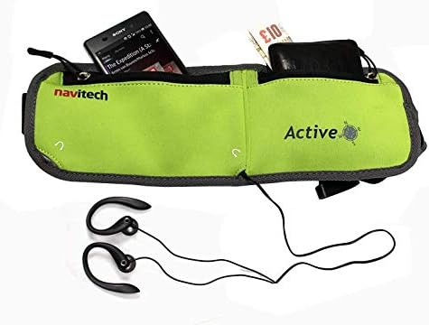 Navitech Green MP3 / MP4 sportski pojas/pojas za trčanje / trčanje Vodootporan za trčanje kompatibilan sa Naxa 4gb