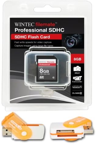 8GB Klasa 10 SDHC tim velike brzine memorijska kartica 20MB / sec.najbrža kartica na tržištu za CASIO EXILIM kamera EX-Z1050 EX-Z1080. Besplatan USB Adapter za velike brzine je uključen. Dolazi sa.