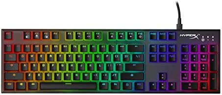 HyperX Alloy FPS RGB-USB 2.0 mehanička tastatura za igre, kontrolisano svjetlo & Macro prilagođavanje, srebrni