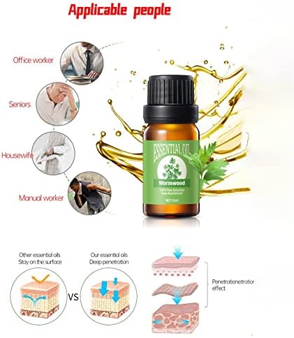 Aromatično esencijalno ulje, 12 okusa prirodne biljke Bitna aromaterapija ulja za struganje masaže parfem 10ml