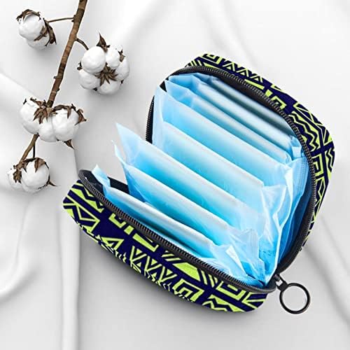 Torba za odlaganje higijenskih uložaka, Bohemia zelena Boho torbica za menstrualne čašice, prijenosni higijenski ulošci za odlaganje torbe za žensku menstruaciju torba za prvu menstruaciju za tinejdžerke Žene dame