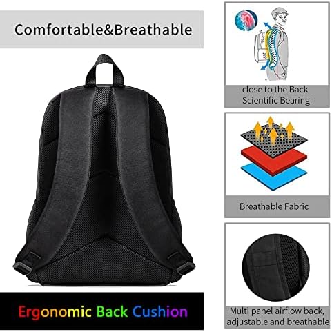 Cejburw 3kom ruksak za tinejdžere iz crtića, ležerni ruksak za Laptop sa izolovanom torbom za ručak i torbicom za pernice za dječake i djevojčice