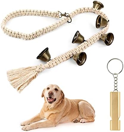 HOYDATE zvona na vratima za psa sa zvončićima za obuku na noši za hitne slučajeve za štence, Podesiva zvona