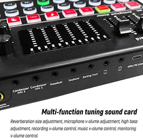 LMMDDP M9 Audio interfejs zvučna kartica Live glas mikser eksterni USB zvučna kartica više efekata