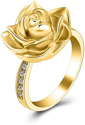 MiniCremation Rose cvjetni kremiranje nakit urn prsten za pepeo sa pogrebnim prstenom za pepeo za pepeo
