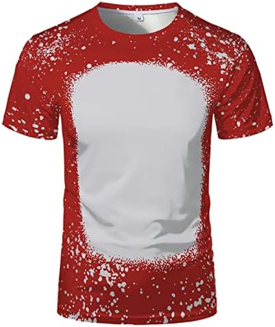 Ymosrh muške košulje na veličini Velika prazna prilagođena majica za prenos topline sublimacija