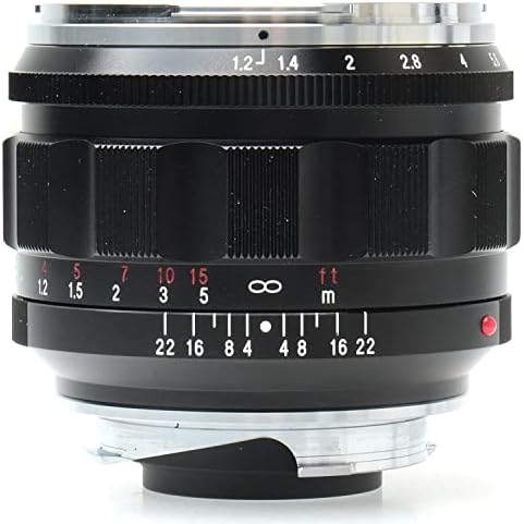 Voigtlander Nokton 50mm f / 1.2 Asferični VM Leica M objektiv za montiranje-Crna