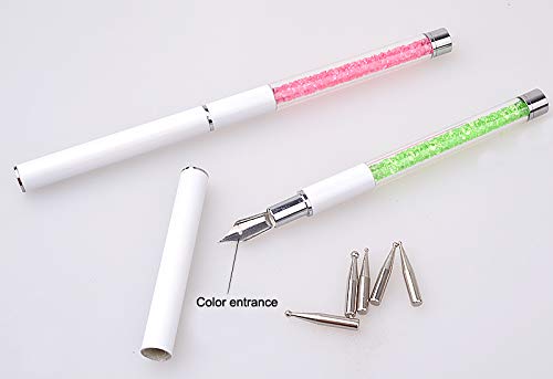 Clest F & amp;H olovka za farbanje noktiju sa 5kom tačkaste glave alata za nokte Art nalivpero Kit Liner alati za crtanje