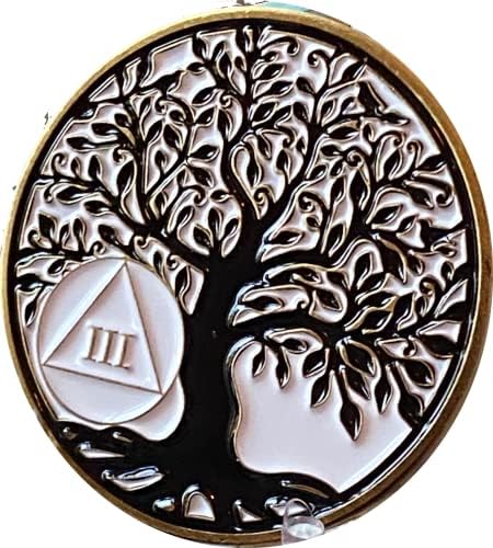RecoveryChip 3 godina AA medaljon Tree Of Life Serenity molitva medaljon novčić