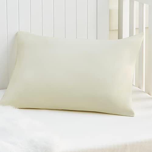 Exq Početna Toddler Jastučnice 14x20 Putni jastuk od 2, mala jastučna futrola odgovara listu od bebe 12x16, 13x18, dječji jastučnici 2 pakiranja punjenja sa kreme za zatvaranje koverte Bijela