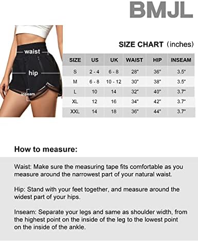 BMJL ženske atletske kratke hlače visokog struka Hlače džepni kratke hlače Gym elastične sportske kratke hlače