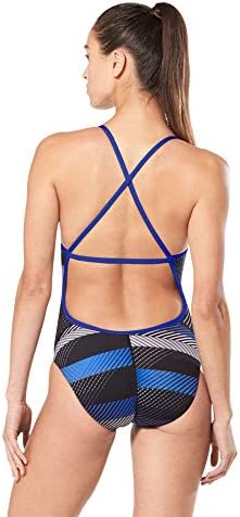 Speedo Ženski kupaći kostimi One komad izdržljivost + poprečni nazad tiskani tišeni