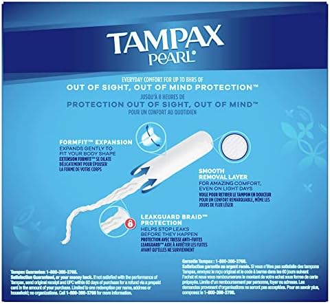 Tampax biserni tampons multipačka, lagana / regularna / super apsorpcija, sa leakguard pletenom,