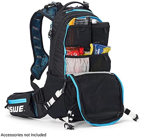 USWE Flow 25L-ruksak sa štitnikom za leđa, za bicikl, Mountainbike, MTB i E-MTB, plava