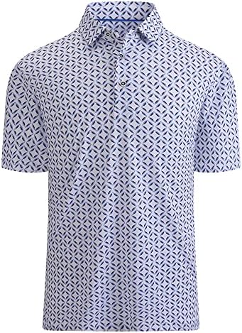 Alex Vando muška košulja za Golf Moisture Wicking Quick-Dry Print Performance Polo majice za muškarce