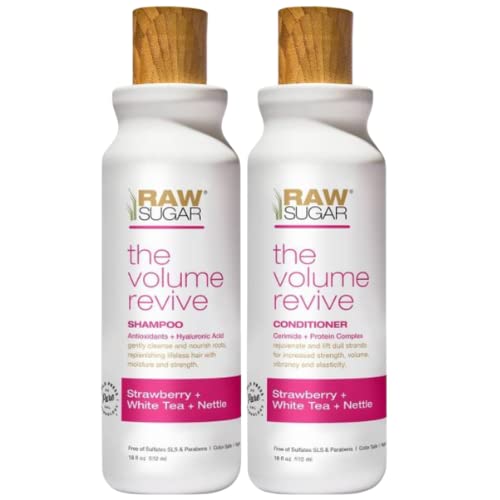 R e Raw volumen šećera Revive šampon & amp; regenerator SET. Antioksidansi + Hijaluronska Kiselina. Jagoda +