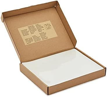 Basics Clear Thermal Laminating plastic Paper Laminator listovi - 9 x 11,5 inča, 200 pakovanja,