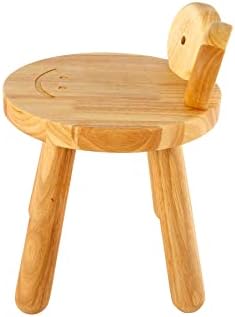famobay Frog drvena stolica za malu djecu, prirodno završena čvrsta tvrda drva,Dječija stolica, za igraonicu,