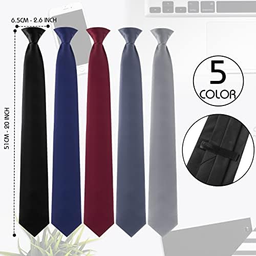 Kopča na kravatama za muškarce jednobojna kopča za muške kravate na kravatama 20 inča Pretied muške