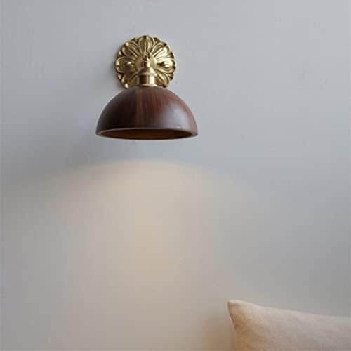 FZZDP orah drvena LED unutrašnja zidna rasvjetna tijela za spavaću sobu dnevna soba stepenice Bar Home Decor