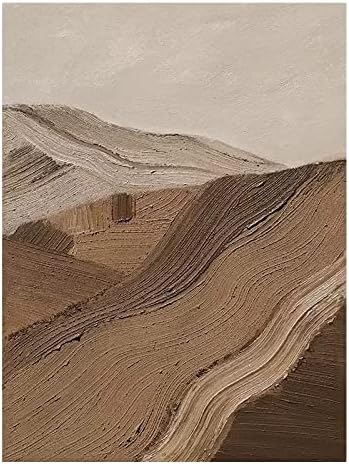JFNISS ručno oslikana zidna Umjetnost - apstraktna umjetnost uljano slikarstvo pustinjska