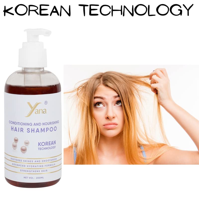 Yana šampon za kosu sa korejskim tehnologijom biljni šampon za muškarce za suhu kosu